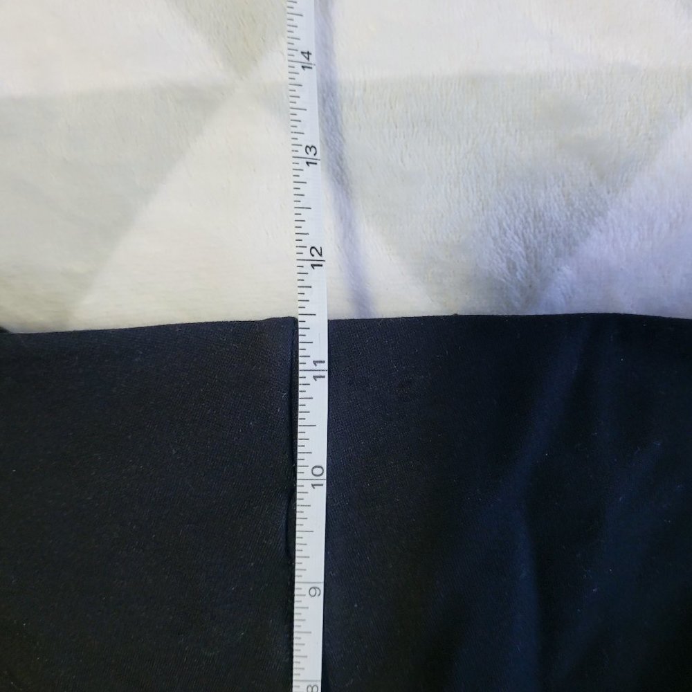 Skinny Stretchy Black Dress Pants, Formal Leggins Pants, Size S - Picture 8 of 8